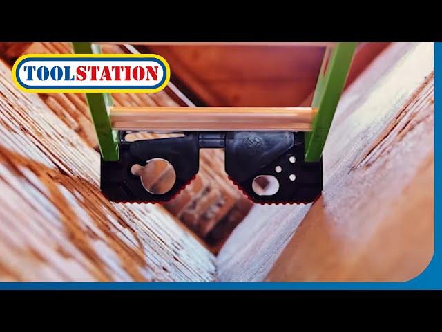 Demo: Little Giant Quad Pod: Tool Slots & Wall Pad Use | Toolstation