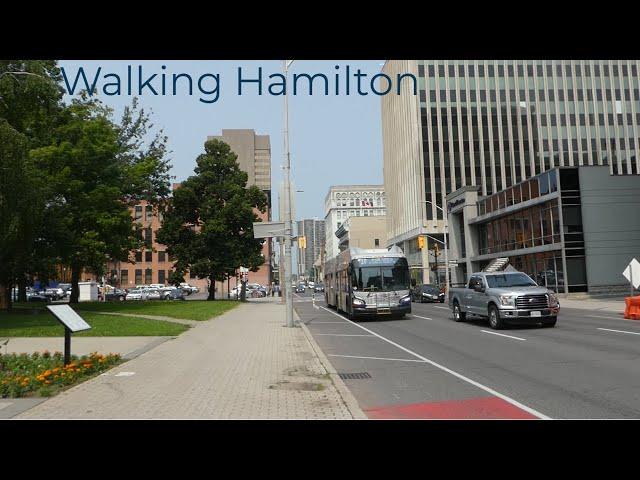 Walking Main Street in Hamilton Ontario Canada 7/17/2023