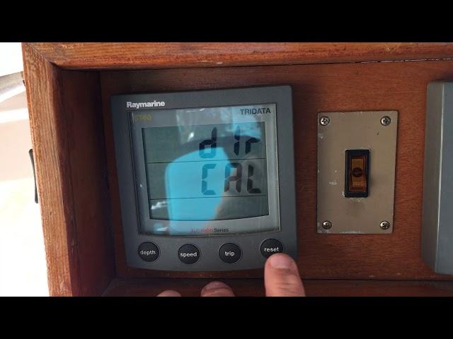 Raymarine ST60 Tridata calibration problem