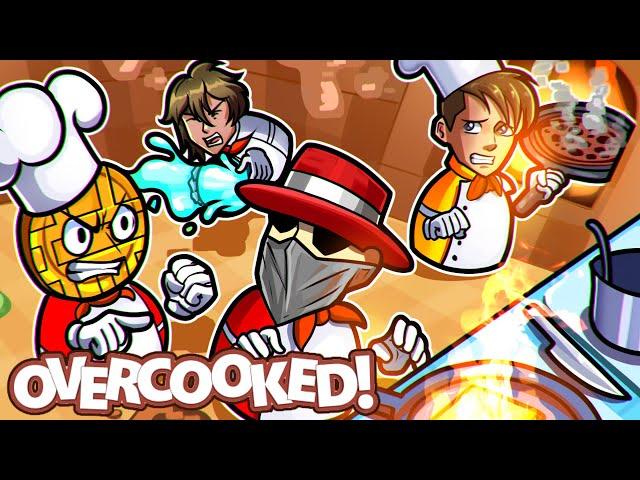 4 MORONS vs Overcooked 2 | Funny Moments