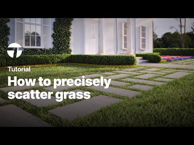 How to precisely scatter grass | Twinmotion Tutorial