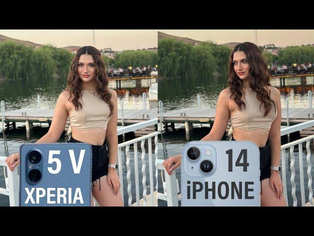 Sony Xperia 5 V Vs iPhone 14 Camera Test Comparison | Sony Xperia 5 V 5G