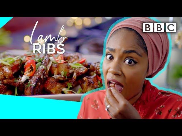 Nadiya's insane BBQ lamb ribs recipe! | Nadiya's Party Feasts - BBC