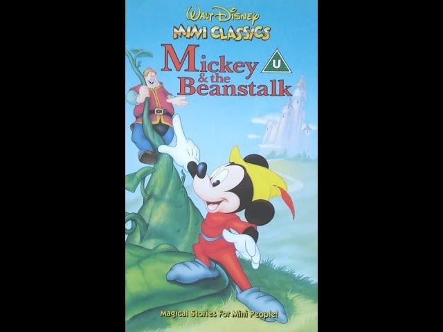 Opening to Mickey and the Beanstalk UK VHS (1993)