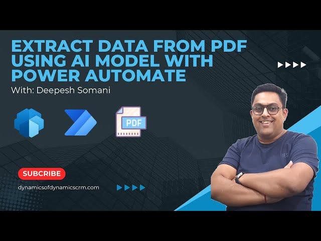 Extract Data from PDF using AI Model with Power Automate