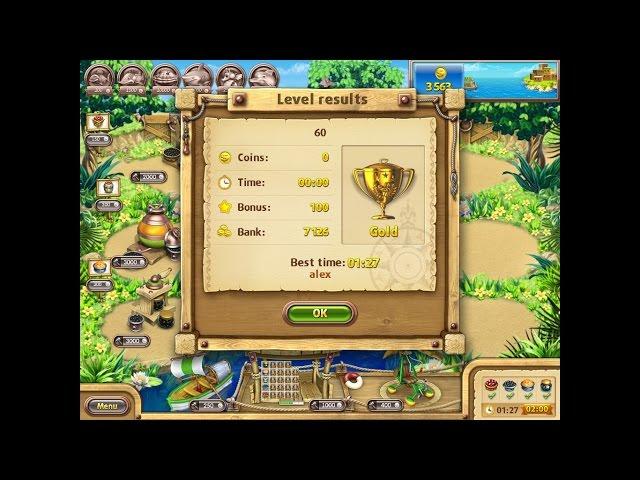 Farm Frenzy Gone Fishing only GOLD (level 60) Веселая ферма Рыбный день (Уровень 60) Золото