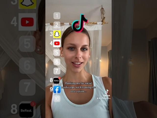 Ranking Social Media Apps… #shorts