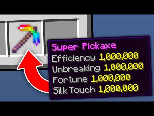 Minecraft, But Every Enchant Is Level 1,000,000...