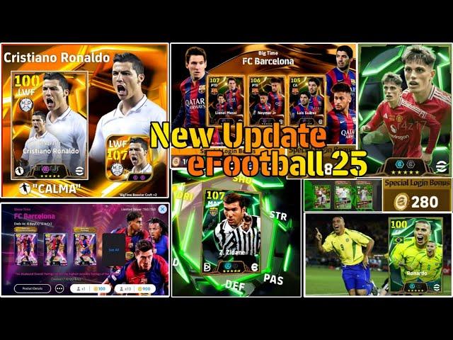 Big News !! New Messi Neymar and Suarez Epic, Ronaldo premium Pack, FIFA Contract eFootball 2025