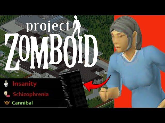 Schizophrenia & Zero Stats: Insane Asylum Escape Challenge in Project Zomboid