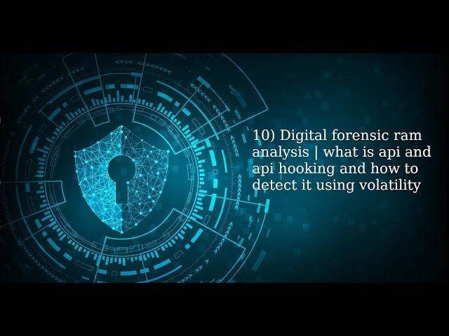 10) Digital forensic what is api and api hooking and how to detect it using volatility