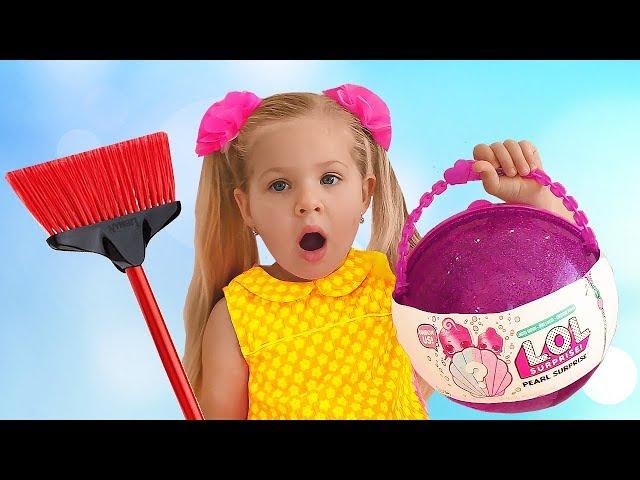 Диана и огромный ЛОЛ Diana found LOL Pearl Surprise, Pretend Play toy for kids