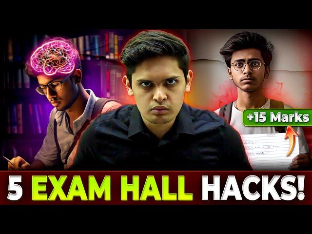 5 Exam Hall Hacks to Score High Marks| Last Minute Exam Tips| Prashant Kirad