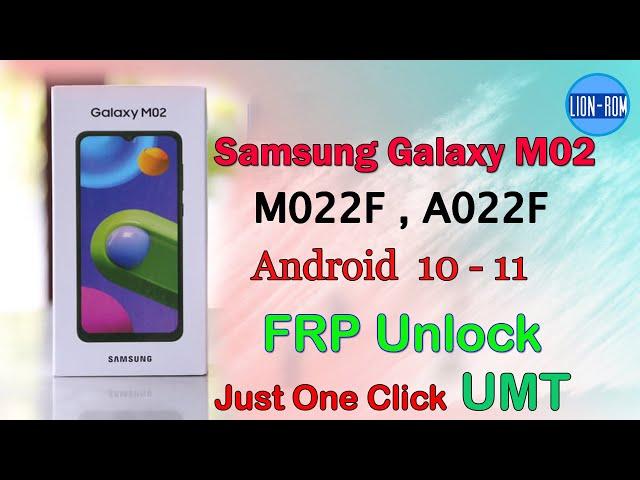 Samsung M02 (SM-M022F) FRP Bypass Android 10/11  One Click By UMT | Unlock Google Account