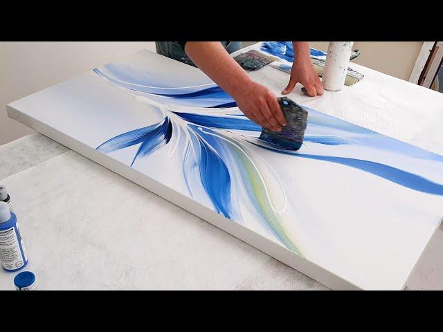 NEW Pastel Colors + Finishing Sides with Gradient / Botanical Painting Technique