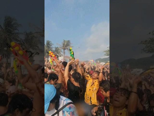 Part 2: Scenes From Patong Beach  Songkran 2023 #phuket #songkran #Patong #travel