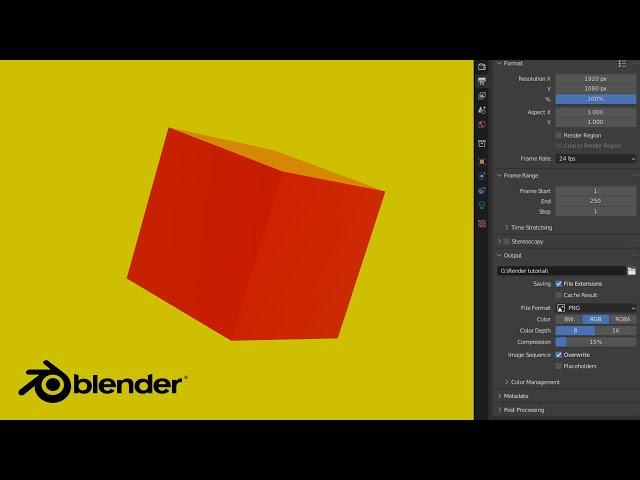 How to render animation in Blender 3.3 and why professionals use this export method