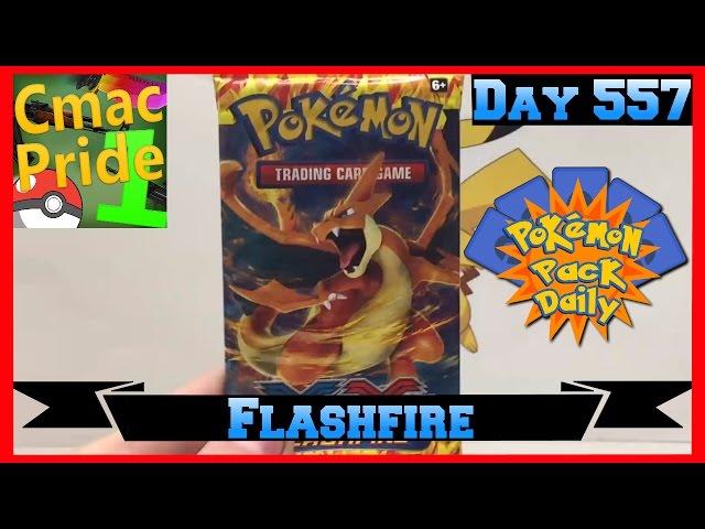 Pokemon Pack Daily Flashfire Booster Opening Day 557 - Featuring Cmacpride1