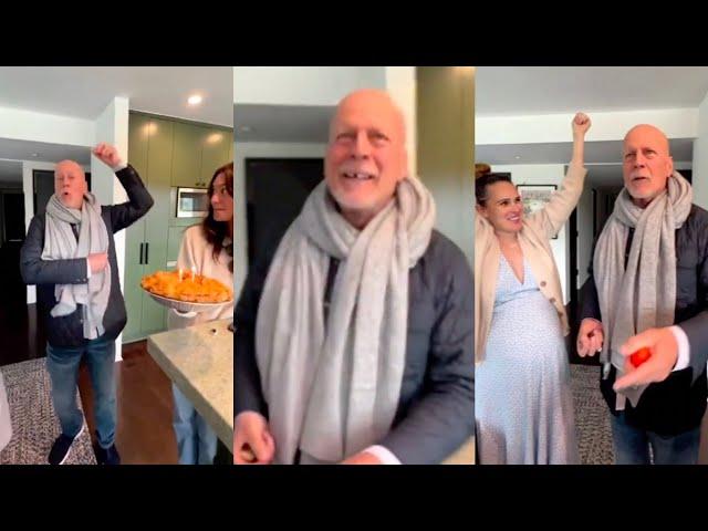 Bruce Willis Sings with Family in MOVING 68th Birthday Video