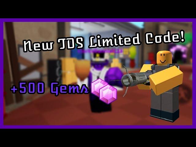 (LIMITED) Code || Tower Defense Simulator || (Free Gems)