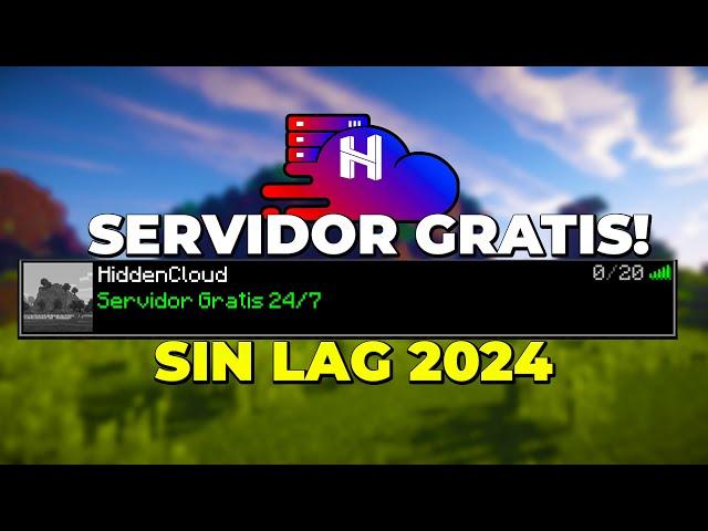 CREA tu SERVIDOR de MINECRAFT GRATIS!! 24/7 - SIN LAG 2024