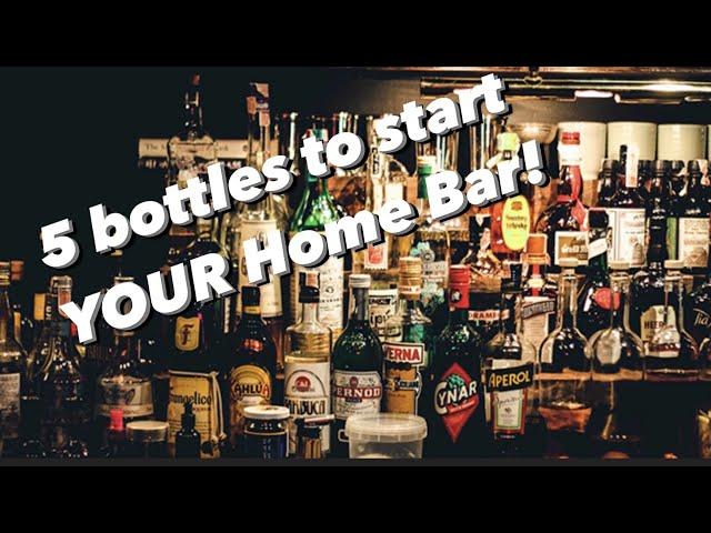 5 Bottles to start your bar: Home Bar Essentials Pt 1 | Lenfant's Cocktails