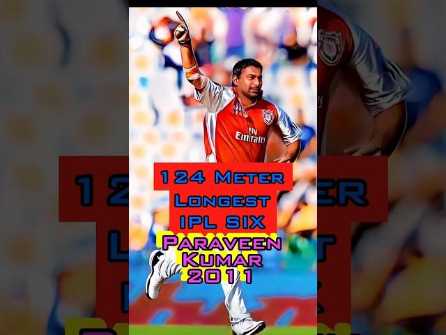 2nd Longest Six in #ipl History By Praveen Kumar | #cricket