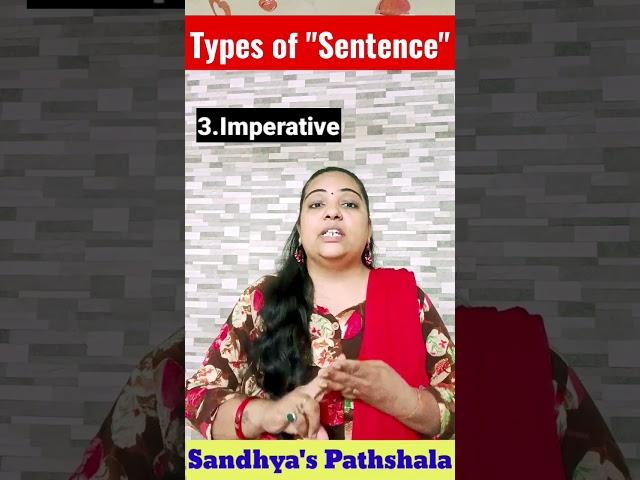 #shorts#Types of sentence #english grammar #Sandhya's Pathshala