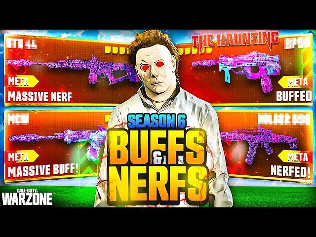 Warzone Season 6 HAUNTING NERFS and BUFFS, MASSIVE STG44 NERF and More