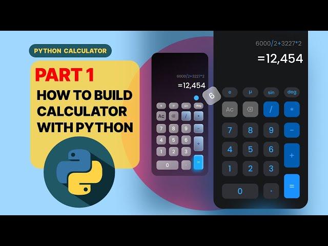 Build a Modern UI Calculator in Python Tkinter | Step-by-Step Tutorial