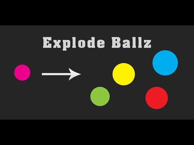 Explode ballz Android Game - web game - Released