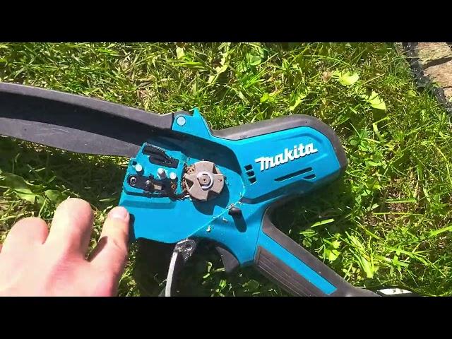 Испытание в работе Makita Cordless Pruning Saw Пила цепная аккумуляторная DUC150Z (DUC 150 Z) MAKITA