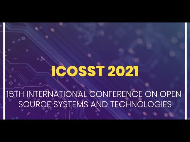 15th IEEE International conference (ICOSST) will be held in UET Lahore Pakistan from 15 -16 Dec2021