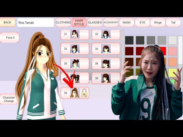 How To Play As Player 196 Squid Game 2 Character Tutorial  #sakuraschoolsimulator