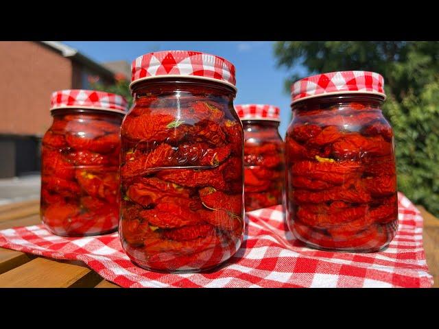 DRIED TOMATOES in olive oil | simple recipe