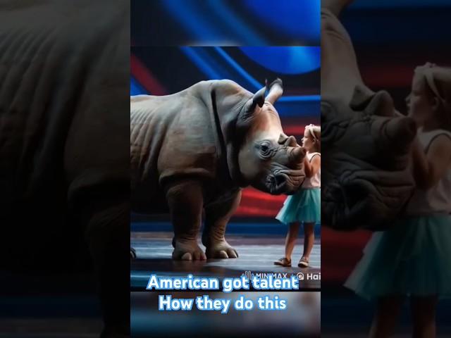 American got talent magic Rhino#shorts