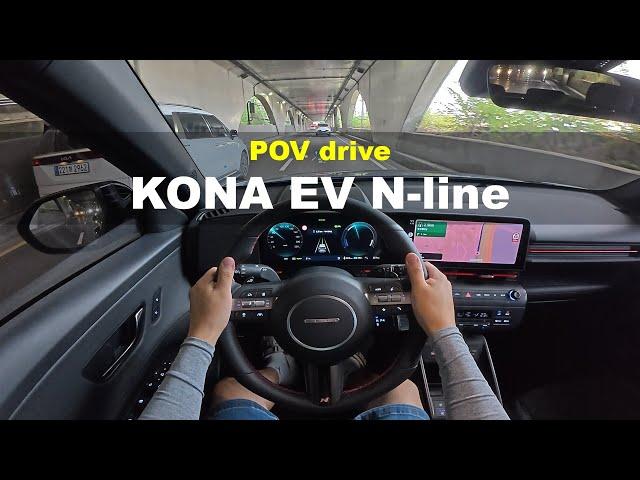 2025 Hyundai KONA EV N-Line POV drive