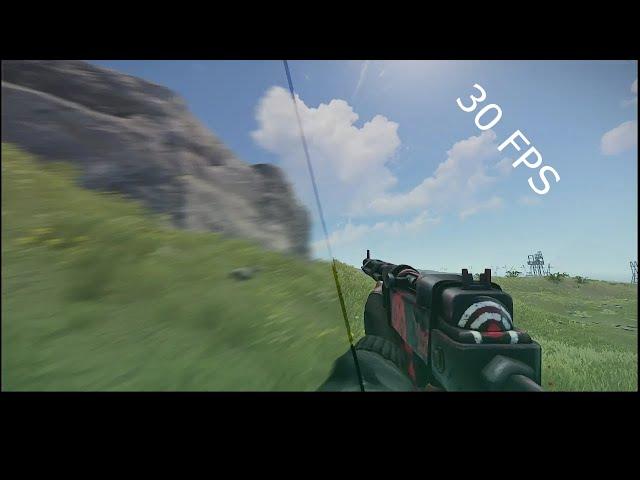 30 fps Motion Blur in Rust