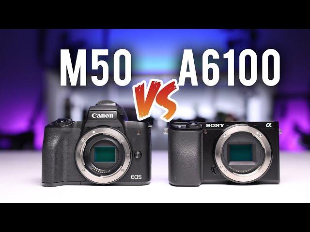 Battle of the Budget Mirrorless Cameras| Canon vs Sony | M50 vs A6100