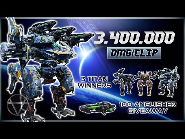 [WR]  3,400,000 DMG/Clip BERSAGLIERE VS Maulers – Titan Gameplay | War Robots