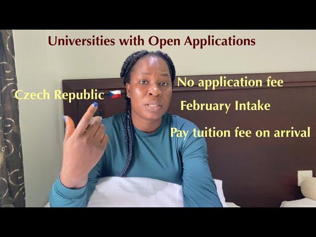 Universities open for February 2024 Intake || Study in Czech Republic