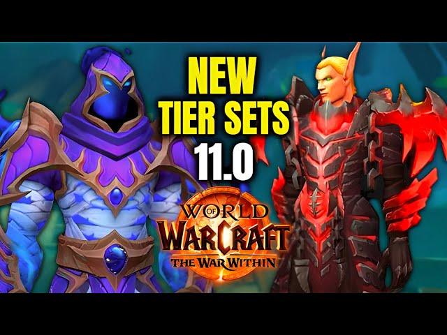 New Amazing 11.0 Tier Sets! Rogue, Druid, Warrior, Hunter, Monk & Evoker | WoW The War Within