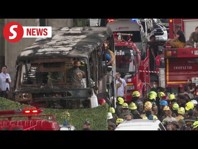 School bus fire in Thailand kills at least 23