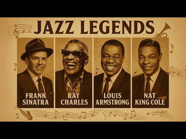 Jazz Legends Playlist  Frank Sinatra, Louis Armstrong, Nat King Cole | Vintage Jazz Vibes