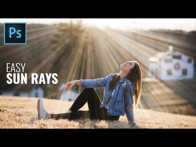 Sun Rays Effect in Photoshop | Create Light Rays | Photoshop Tutorial (Easy)