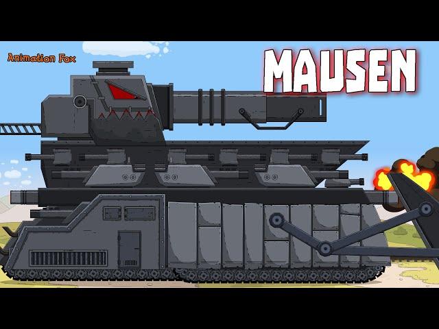 Mausen, Gustav's new monster - Tank Cartoons