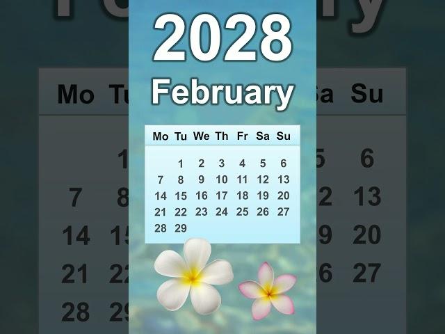 February 2028 Calendar