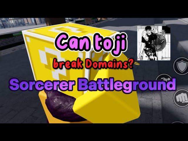 Toji Vs All domains | Sorcerer Battlegrounds #youtube  #roblox  #battlegrounds