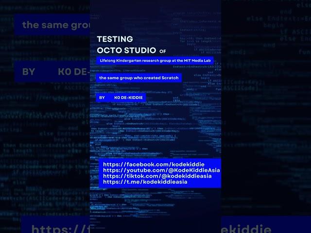 Testing Octo Studio - Welcoming Video