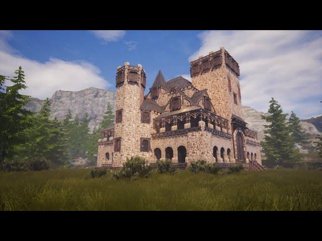 How To Build A Castle [ timelapse ] - Conan Exiles Age Of Sorcery